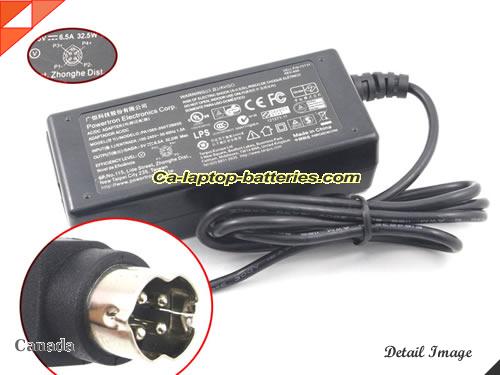 TARGUS ACP075EU adapter, 5V 6.5A ACP075EU laptop computer ac adaptor, PEC5V6.5A32.5W-4pin