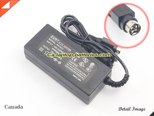 GETAC V100 adapter, 19V 3.16A V100 laptop computer ac adaptor, SUNY19V3.16A60W-4PIN