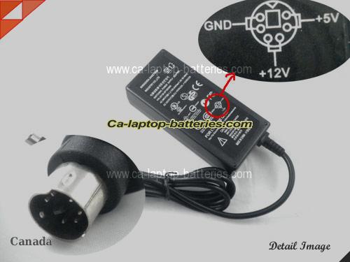  image of YET JKY36SP1003500 ac adapter, 12V 2A JKY36SP1003500 Notebook Power ac adapter YET12V2A24W-7PIN