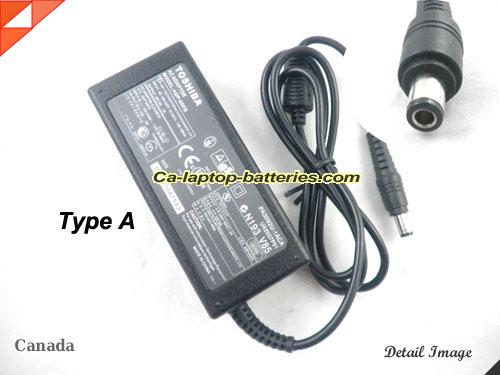 TOSHIBA Satellite 1805-S204 adapter, 15V 5A Satellite 1805-S204 laptop computer ac adaptor, TOSHIBA15V5A75W-6.0x3.0mm