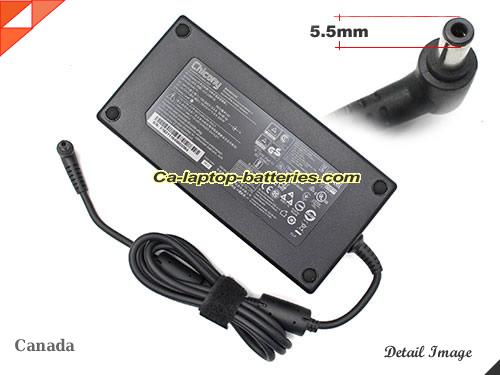  image of CHICONY A230A012L ac adapter, 19.5V 11.8A A230A012L Notebook Power ac adapter CHICONY19.5V11.8A230W-5.5x2.5mm