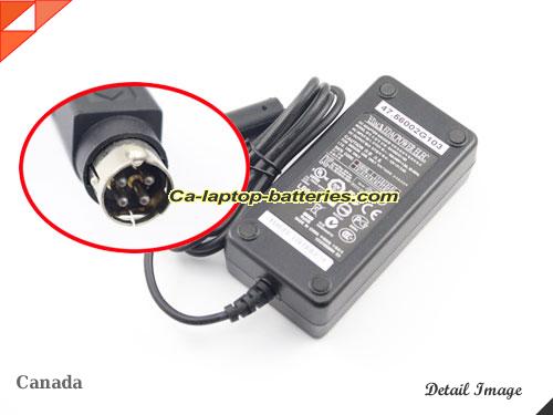  image of EDAC EA1050A-120 ac adapter, 12V 5A EA1050A-120 Notebook Power ac adapter EDAC12V5A60W-4PIN