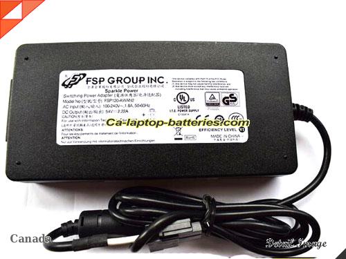  image of FSP FSP120-AWAN2 ac adapter, 54V 2.22A FSP120-AWAN2 Notebook Power ac adapter FSP54V2.22A120W-2PIN