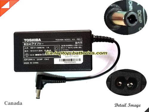  image of TOSHIBA RB3-C ac adapter, 19V 1.32A RB3-C Notebook Power ac adapter TOSHIBA19V1.32A25W-5.5x2.5mm-min