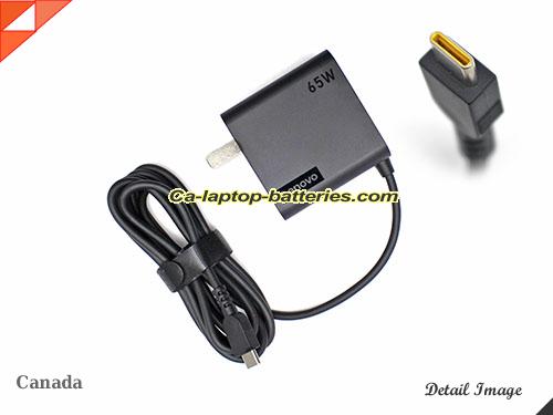  image of LENOVO 01FR026 ac adapter, 20V 3.25A 01FR026 Notebook Power ac adapter LENOVO20V3.25A65W-Type-C-US-B
