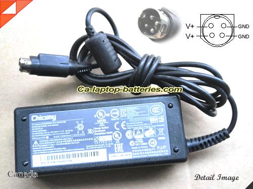  image of CHICONY A065R062L ac adapter, 19V 3.42A A065R062L Notebook Power ac adapter Chicony19V3.42A65W-4pin-LZRF