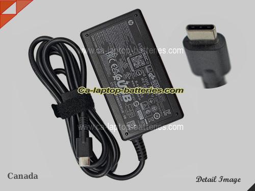  image of HP L67440-001 ac adapter, 20V 3.25A L67440-001 Notebook Power ac adapter HP20V3.25A65W-Type-C-CA21