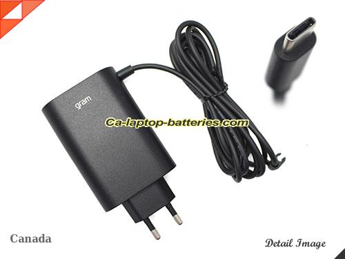  image of LG ADT-65FSU-D03-EPK ac adapter, 20V 3.25A ADT-65FSU-D03-EPK Notebook Power ac adapter LG20V3.25A65W-TYPE-C-EU