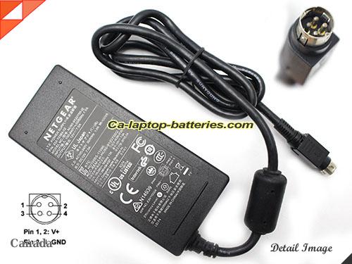  image of NETGEAR NU90-9120700-I2 ac adapter, 12V 7A NU90-9120700-I2 Notebook Power ac adapter NETGEAR12V7A84W-4PIN-SZXF