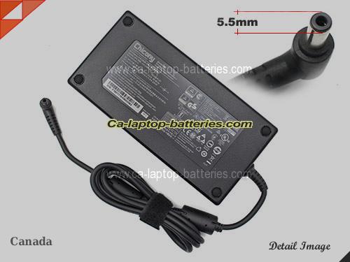 AFTERSHOCK VAPOR 17X adapter, 19.5V 11.8A VAPOR 17X laptop computer ac adaptor, CHICONY19.5V11.8A230W-5.5x2.5mm