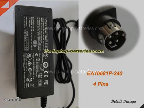  image of EDAC EA10681P-240 ac adapter, 24V 2.5A EA10681P-240 Notebook Power ac adapter EDAC24V2.5A60W-4Pins-SZXF