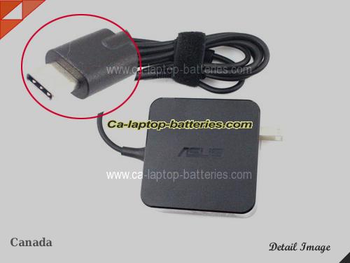 ASUS ZENBOOK 14 BX425EA-KI391R adapter, 20V 3.25A ZENBOOK 14 BX425EA-KI391R laptop computer ac adaptor, ASUS20V3.25A65W-Type-C-US