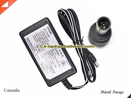  image of EPSON A110E ac adapter, 24V 0.8A A110E Notebook Power ac adapter EPSON24V0.8A19.2W-6.5x4.0mm-220V