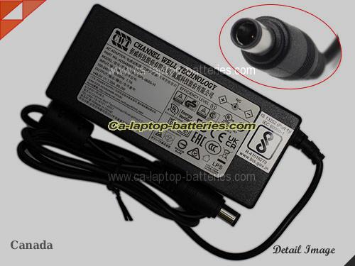  image of CWT ADS48065-VI-CWT ac adapter, 48V 1.35A ADS48065-VI-CWT Notebook Power ac adapter CWT48V1.35A65W-7.4x5.0mm