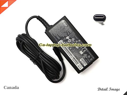 ACER CHROMEBOOK SPIN 311 CP311-2H-C0C5ZZ adapter, 20V 2.25A CHROMEBOOK SPIN 311 CP311-2H-C0C5ZZ laptop computer ac adaptor, DELTA20V2.25A45W-Type-C-45HGB