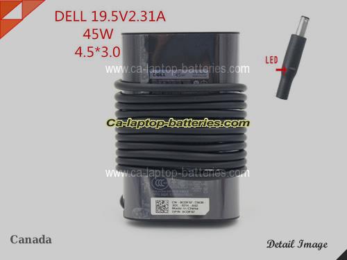 DELL INSPIRON 17 5000 5759 adapter, 19.5V 2.31A INSPIRON 17 5000 5759 laptop computer ac adaptor, DELL19.5V2.31A45W-4.5x3.0mm-Ty