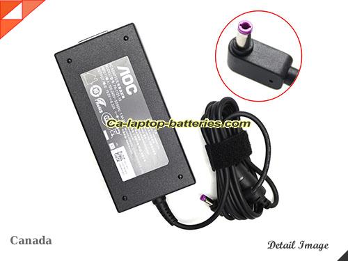  image of AOC PA-1121-19 ac adapter, 19V 6.32A PA-1121-19 Notebook Power ac adapter AOC19V6.32A120W-5.5x2.5mm