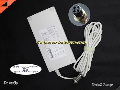  image of LG DA-180B24 ac adapter, 24V 7.5A DA-180B24 Notebook Power ac adapter LG24V7.5A180W-4holes