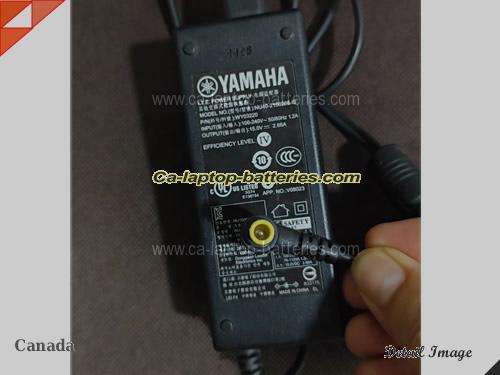 YAMAHA PDX-50 adapter, 15V 2.66A PDX-50 laptop computer ac adaptor, YAMAHA15V2.66A40W-6.5x4.4mm-B