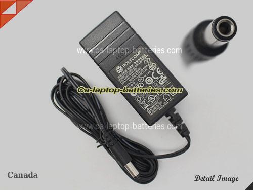 POLYCOM AA0216376B191 adapter, 12V 1A AA0216376B191 laptop computer ac adaptor, POLYCOM12V1A12W-5.5x2.5mm