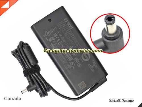 EPSON EF12 adapter, 24V 5A EF12 laptop computer ac adaptor, EPSON24V5A120W-5.5x2.5mm-slim