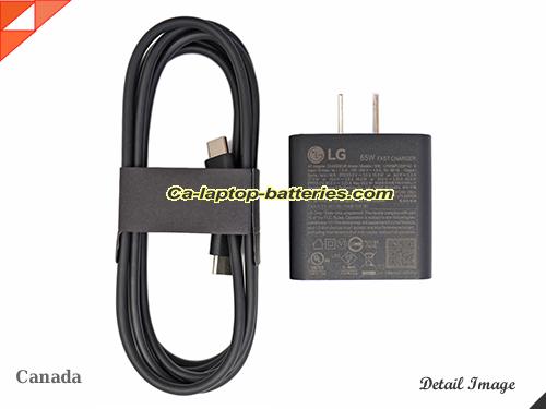  image of LG LP65WFC20P-NJ ac adapter, 20V 3.25A LP65WFC20P-NJ Notebook Power ac adapter LG20V3.25A65W-TYPEC-US