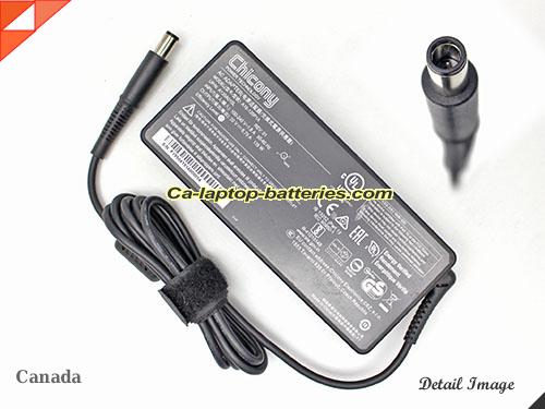  image of CHICONY A135A017P ac adapter, 20V 6.75A A135A017P Notebook Power ac adapter CHICONY20V6.75A135W-7.4x5.0mm