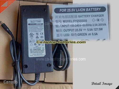  image of FUYUANG FY2555000 ac adapter, 25.5V 5A FY2555000 Notebook Power ac adapter FUYUANG25.5V5A127.5W-5.5x2.1mm-Charger