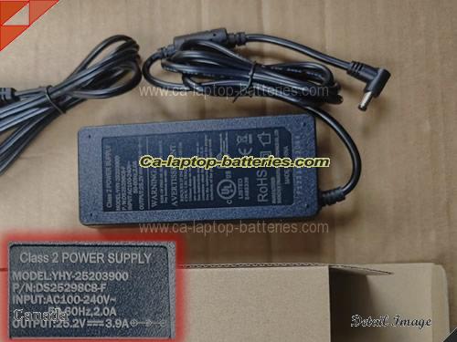  image of CLASS 2 POWER SUPPLY YHY-25203900 ac adapter, 25.2V 39A YHY-25203900 Notebook Power ac adapter CLASS2POWERSUPPLY25.2V3.9A98W-5.5x2.1mm