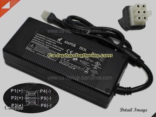  image of ADAPTER TECH ATS250PT-P120 ac adapter, 12V 20A ATS250PT-P120 Notebook Power ac adapter ADAPTERTECH12V20A240W-Molex-6Pins