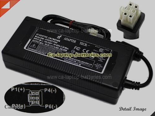  image of ADAPTER TECH ATS250T-P560 ac adapter, 56V 4.48A ATS250T-P560 Notebook Power ac adapter ADAPTERTECH56V4.48A250.88W-Molex-6Pins