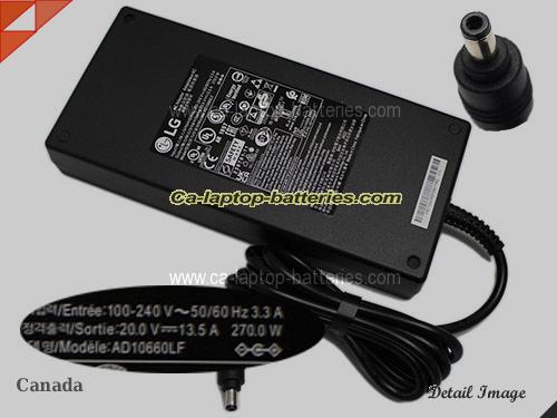 LG 45GS96 adapter, 20V 13.5A 45GS96 laptop computer ac adaptor, LG20V13.5A270W-5.5x2.5mm