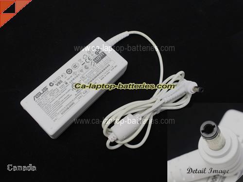 ASUS A6VC adapter, 19V 3.42A A6VC laptop computer ac adaptor, ASUS19V3.42A65W-5.5x2.5mm-W