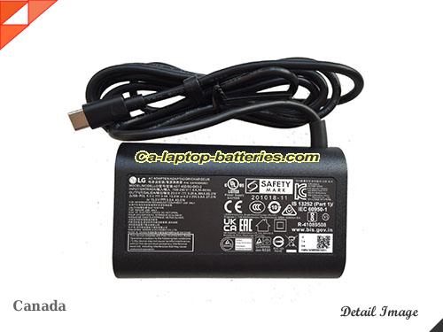 LG 20V 3.25A  Notebook ac adapter, LG20V3.25A65W-Type-C