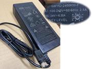 Original / Genuine GVE 24v 6.35a AC Adapter --- GVE24V6.35A152.4W-4Pins-ZZYF