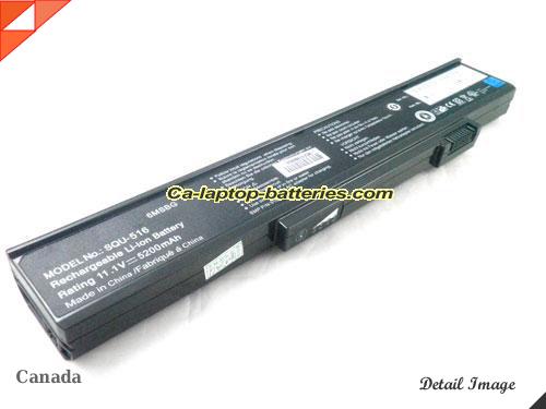 GATEWAY MX6444h Replacement Battery 5200mAh 11.1V Black Li-ion