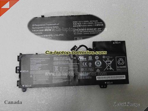 Genuine LENOVO U31-70(80M5006WGE) Battery For laptop 4610mAh, 35Wh , 7.6V, Black , Li-Polymer