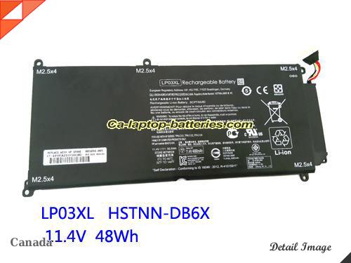 HP HSTNN-DB7C Battery 48Wh 11.4V Black Li-ion