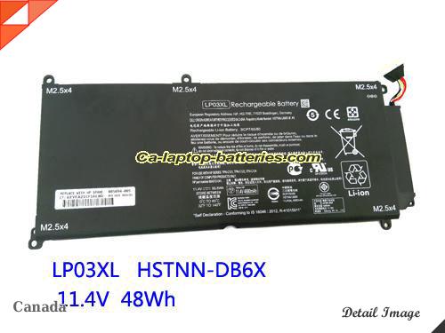 Genuine HP Envy 15-ae058na Battery For laptop 48Wh, 11.4V, Black , Li-ion