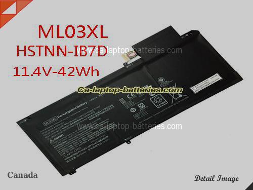 Genuine HP Spectre x2 12-a001dx Battery For laptop 3570mAh, 42Wh , 11.4V, Black , Li-ion