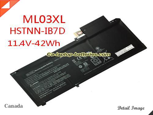 HP 813999-1C1 Battery 3570mAh, 42Wh  11.4V Black Li-ion