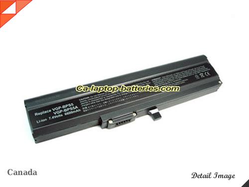 SONY VAIO VGN-TX1HP Replacement Battery 6600mAh 7.4V Black Li-ion