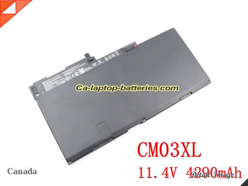 Genuine HP EliteBook 840 G3 (X6W09AV) Battery For laptop 50Wh, 11.4V, Black , Li-ion