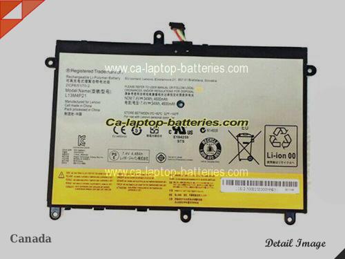 LENOVO Ideapad Yoga 2 11 Replacement Battery 4600mAh, 34Wh  7.4V Black Li-Polymer