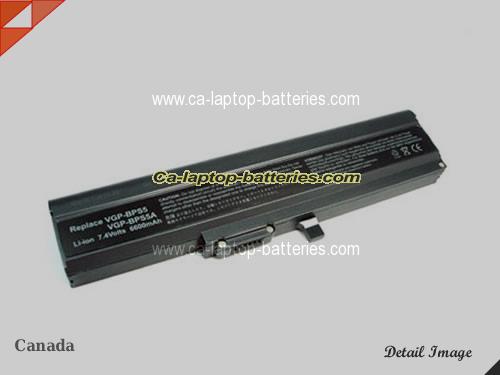 SONY VAIO VGN-TX26C Replacement Battery 6600mAh 7.4V Black Li-ion