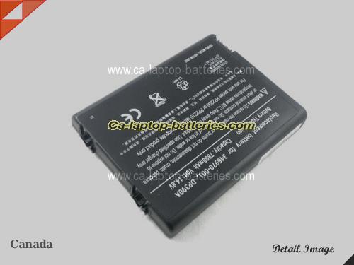 HP Pavilion ZV5112EA Replacement Battery 6600mAh 14.8V Black Li-ion