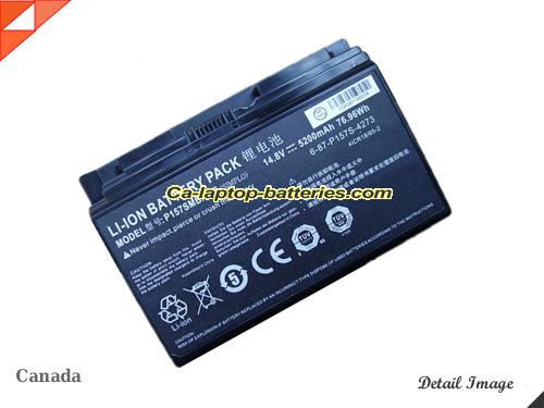 Genuine SCHENKER XMG P502 Battery For laptop 5200mAh, 76.96Wh , 14.8V, Black , Li-ion