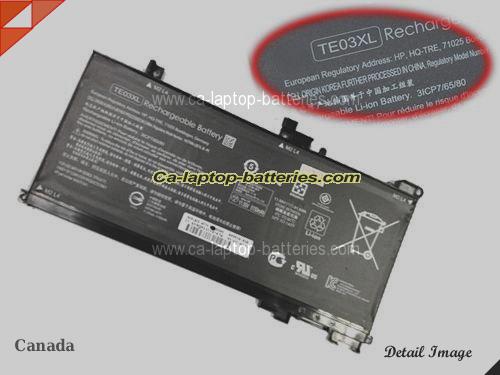 Genuine HP Omen 15-ax000 Battery For laptop 5150mAh, 61.6Wh , 11.55V, Black , Li-ion