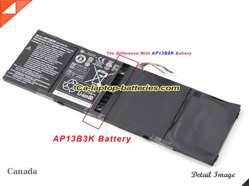 Genuine ACER Aspire P3-131-21292G06as Battery For laptop 3460mAh, 53Wh , 15V, Black , Li-Polymer