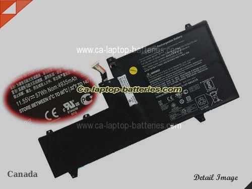 Genuine HP x360 1030 G2 Battery For laptop 4935mAh, 57Wh , 11.55V, Black , Li-ion